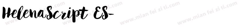 HelenaScript ES字体转换